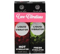 Kit 2 pièces lubrifiant intime stimulant effet chaud froid pour couples 2 X 1...