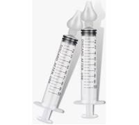 Kit 2 Seringues nasale mouche bébé enfant nettoyant sinus & cadeau liste naissance, accessoire trousse de soin hygiène nez