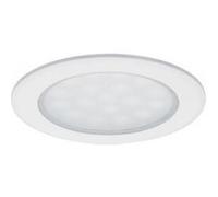 Paulmann 99920 éclairage de meubles LED spots encastrés rond incl. 2x2,5 watts éclairage de placard Chrome éclairage d'armoire aluminium, plastique lampe de cuisine 3000 K