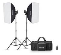 GODOX MS300V-F Kit de 2 Flash de Studio (avec Supports, Softbox et Sa