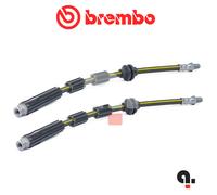 Kit 2 Tubes De Frein Avant Brembo Pour Abarth 500 595 695 1.4 Tjet Depuis 2008