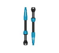 Kit 2 Valves LEZYNE CNC TLR Valve Tubeless 60mm Bleu