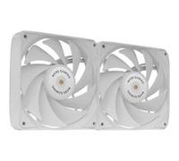 Mars Gaming – Kit Ventilateurs MF-NCLX2 2x120mm Ultra-silencieux PWM Roulement FDB Blanc