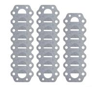 Kit 20 Joints Moteur Carburateur pour MS10 MS10C Kit 20 Joints | pour papier résistant, étanchéité parfaite, compatible 021 023 025, gris foncé, lot de 20 pièces