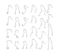 Kit 24pcs Supports Lampe Auto pour H1 H3 H4 H7 | Compatibilité H1/H3/H4/H7, lot de 24 , ajustement pour précis, sécurité routière accrue, usage universel