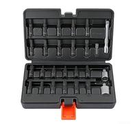 Kit 26 Embouts Visseuse Acier Dur pour torx Hex Kit 26 Embouts | Inclut embouts T-type et H-type, pour couverture besoins courants, pour idéal bricolage maison et garage