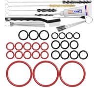 KIT 27 JOINTS ENTRETIEN PERCOLATION PISTON TUYAU INFUSEUR BLOC THERMIQUE MACHINE À CAFÉ REMPLACEMENT COMPATIBLE AVEC DELONGHI ESAM ETC…