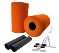Kit 2PCS pour mousse Pieds avec Adaptateur 22-32mm Kit 2PCS pour(140MM orange)