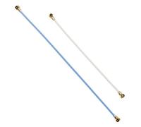 Kit 2x antenne interne pour Samsung Galaxy A32 5G (SM-A326B) cable coaxial nappe reseaux Wifi GSM flex Bleu + Blanc