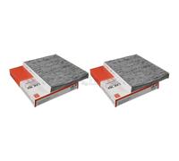 Kit 2x MAHLE Knecht Filtre Air Intérieur à Pollen D'Habitacle LAK 182