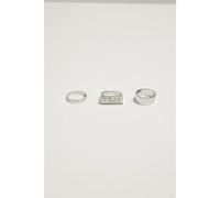 Kit 3 bagues Mister Tee ArgentÃ© S/M