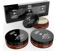 Kit 3 Baumes Barbe | N°1/2/3 | aux huiles 100% naturelles 3X30ml -FABRIQUÉE EN FRANCE- Nourrit, Hydrate, structure. À base de 2 cires, 2 beurres, 5 Huiles Végétales, 2 huiles essentielles, Vitamine E