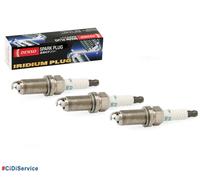 Kit 3 Bougies Denso Iridium SK16HR11 Toyota Aygo IQ Yaris 1.0 1KR-FE <11.2013