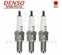 Kit 3 Bougies Denso U24ETR Bougie Originale Triumph Tiger Se Abs 1050 2011-2014