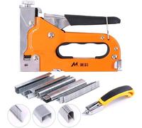 Kit 3 En 1 Pour Agrafes Avec Extracteur D'agrafes,Outil De Pistolet À Main En Acier Au Carbone Pour Tapisserie,Matériel De Fixation,Décoration,Menuiserie,Meubles,S26,Staple Gun Kit