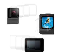 Kit 3 Films Hydrogel Full Cover Caméra E D'écran Avant D'écran Arriére Pour Gopro Hero 10 - Transparent