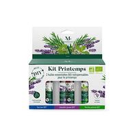 Kit 3 huiles essentielles BIO PRINTEMPS - 3 x 10 ml - 100% pures et naturelles - Mességué