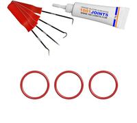 KIT 3 JOINTS ENTRETIEN 996530059406 NM01.044 MACHINE À CAFÉ REMPLACEMENT COMPATIBLE AVEC SAECO 996530013534 MAGIC/ROYAL SÉRIES STRATOS ODEA TALEA VIENNA ETC… (CROCHET)