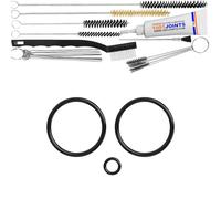KIT 3 JOINTS ENTRETIEN PISTON GROUPE D'INFUSION MACHINE À CAFÉ REMPLACEMENT COMPATIBLE AVEC KRUPS EA XP ES ROWENTA ETC… (BROSSE XXL)