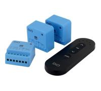 Kit de 3 modules pour volets avec télécommande à 5 canaux (433 MHz/Zigbee/BLE)