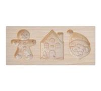 Kit 3 moules à biscuits de Noël fourrés - ScrapCooking Beige G