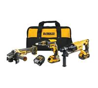 Kit 3 outils 18 Volts : DCF620 - DCH133 - DCG405 - DEWALT - avec 2 batteries 2,0 et 4,0 Ah 18V - chargeur - sac - DCK308DM