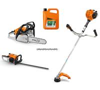 Kit 3 outils (HS 45 + MS 162 + FS 70 C-E) + carburant MotoMix 5L + chaîne tronçonneuse - STIHL