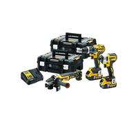 Kit 3 outils XR 18 V 5 Ah Li-Ion Brushless - DCD796 / DCF887 / DCG405 - DCK384P2T-QW - DEWALT