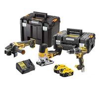 Kit 3 Outils XR 18V 5Ah Li-Ion brushless DEWALT spécial bricolage - DCK329P2T