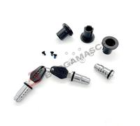 KIT 3 PIÈCES BLOC ET CLÉS POUR COFFRE MOTO LAT. SH CLÉS NOIRES SH SHAD 203134R