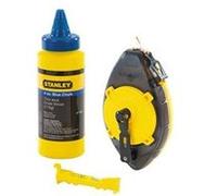 Kit 3 pieces cordeau traceur powerwinder STANLEY - 0-47-465 - 30 m Jaune G