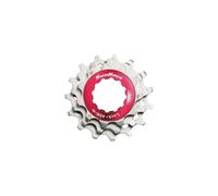 SunRace Anneau de serrage Rosso+Pignoni 11V en aluminium argenté Corpetto