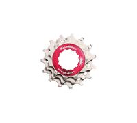 Lockring Rosso+Pignoni (KIT) 10V in Alluminio Argento -