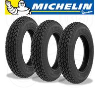 Kit 3 Pneus Michelin 2.75-9 Acs Piaggio VESPA 50 Phare Rond