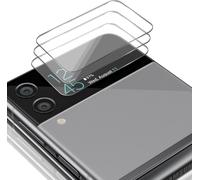 Kit 3 Verres Trempés Avant Pour Samsung Galaxy Z Flip 3 - Protection Écran Hd 9h Anti-Rayures, Installation Facile, Sans Bulles
