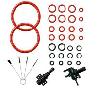 Kit 30 Joints Toriques Machine à Café + 4 Brosses - Compatible avec Philips Saeco, Joints Soupape Support Groupe Infusion Valve Vapeur, Pièces Détachées Entretien