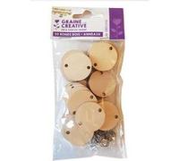 Graine Créative Kit 30 rondelles Bois de Rechange pour Calendrier des Anniversaires