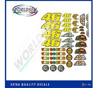 KIT 37 AUTOCOLLANTS LE DOCTEUR VALENTINO ROSSI 46 AUTOCOLLANTS Autocollant