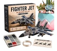 Kit 3D pour puzzle manuel avec perles, bateau hélicoptère 3D, travaux amusants faits à la main, kit de broderie de perles pour adultes, chasse et armée, fabrication de bijoux, fêtes en intérieur et