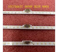 Kit 3pcs LED bande de Rétro-Éclairage Pour Samsung QN75Q60 QN75Q60RAFX QN75Q60RAFXZA QN75Q6DRAFXZA BN96-48257A STC750A37 3030F BLEU 60EA Nipseyteko