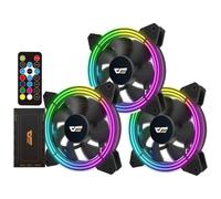 Kit 3x Ventilateurs pour Boitier 120mm DarkFlash CF11 PRO ARGB, 3IN1 Noir _ 81417