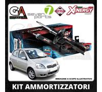 Kit 4 Amortisseurs Avant Arrière Toyota Yaris De 1999 À 2005