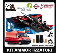 Kit 4 Amortisseurs Complet Tampons Supports Fiat Ducato De 2002 À 2006