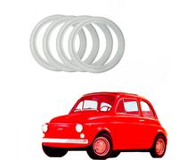 KIT 4 BANDES BLANCHES 35 MM PNEUS 125 / 12 INSERTS MURAUX BLANCS ATLAS FIAT 500