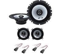 Kit 4 boîtiers ALPINE SXE-1725S + SXE-1325S pour Citroen Xsara et Citroen Picasso avec 4 connecteurs