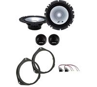 Kit 4 boîtiers Alpine SXE1750S pour Fiat 500 X/500 L + 2 Supports Avant + 2 connecteurs