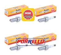 Kit 4 Bougies D'Allumage NGK 1669 LFR5E-11 Nissan Micra K12 Note 1.0 1.2 1.4