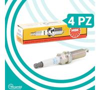 Kit 4 Bougies D'Allumage NGK LZKAR7A 6799 Pour Citroën C2 C3 Peugeot 206 Renault