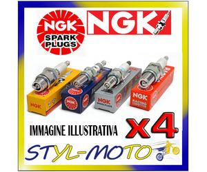Kit 4 Bougies Ngk Bp6Es Sunbeam Alpine Série Ii 1.6 1960