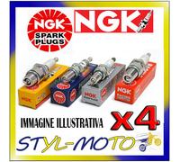 Kit 4 Bougies NGK BPR5ES OPEL Astra F 1.8 66 Kw C18NZ OHC II 1992